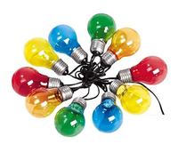 Lumisky BAT-GUIVERRE10 Guirlande Lumineuse d'Extérieure Secteur LED Verre 3 W Multicolore