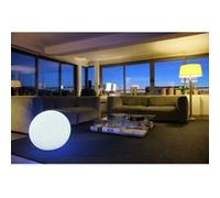 LUMISKY Boule lumineuse filaire pour e térieur LED BOBBY 60cm culot E27 Blanc Blanc G
