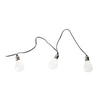 Lumisky FANTASY WARM Guirlande lumineuse LED décorative d'extérieur avec 10 Ampoules Verre 5 W Integrated Blanc