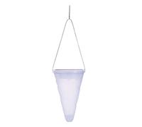 Lumisky HANG CREAMY W34 Balise Suspendue Lumineuse Solaire Froid LED Plastique/Acier Inoxydable 1 W Blanc 10 x 10 x 34 cm