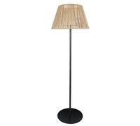 Lumisky Lampadaire sans fil pied metal LED blanc et multicolore dimmable TALL RAFFY en corde naturelle H170cm avec télécommande