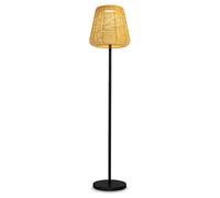 Lumisky Lampadaire solaire extérieur en poly rotin avec module LED blanc chaud télécommande TALL BOHEME SOLAR H160cm