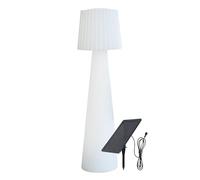 Lumisky Lampadaire solaire LED abat-jour ondulé multicolore dimmable LADY C110 SOLAR H110cm avec télécommande
