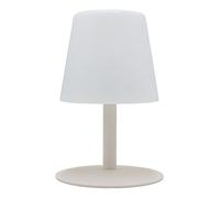 Lumisky Lampe de table sans fil pied en acier crème LED blanc chaud/blanc dimmable STANDY MINI Cream H25cm
