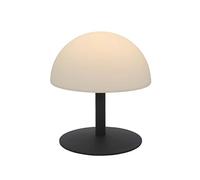 Lumisky Lampe de table sans fil pied en acier gris LED blanc chaud/blanc dimmable NEPTUNE ROCK H20cm