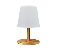 Lumisky Lampe de table sans fil STANDY MINI WOOD H25 cm Pied bambou naturel LED dimmable