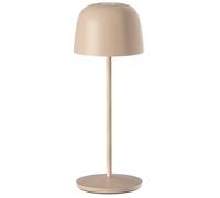 Lumisky Lampe de table SOPHIA CREAM – LED tactile sans fil aluminium dimmable H28 cm