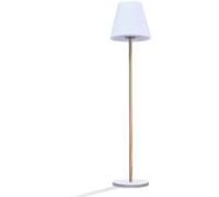 Lampadaire solaire et rechargeable - LUMISKY - STANDY WOOD SOLAR - H150 cm - LED blanc chaud dimmable