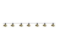Lumisky Guirlande lumineuse extérieur COTTAGE, 10 globes polyrotin, LED blanc chaud, 5,70 m