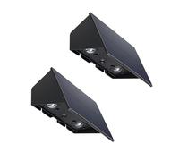 Lumisky Lot de 2 projecteurs solaires applique mural LED blanc froid à fixer 2x BLINKY H18cm