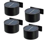 Lumisky Appliques murales solaires LED SPOTIK H4,5cm blanc chaud Lot de 4