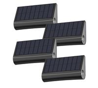 Lumisky Lampes Murales Solaires LED TWILY – 100 lm, Étanche, Autonome – Lot de 4, Blanc
