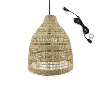 Lumisky Suspension extérieure FREYA Long Outdoor Cable Herbe marine beige D50 cm câble 5 m