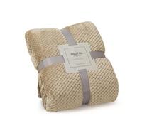 LumiSyne Plaid Couverture en Nid d'abeille Gaufre Couleur Unie Flanelle De Luxe 4 Tailles Disponibles Doux Chaud Couverture Douillette Jetés De Lit Jeté De Canapé Couvre-Lit Décorative 150×200cm