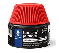 Flacon de recharge pour feutre permanent - Rouge - Lumocolor - Staedtler G
