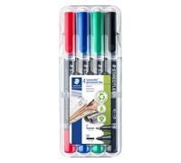 Lumocolor duo Staedtler - Pochette de 4 couleurs assorties