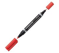 Lumocolor duo Staedtler rouge