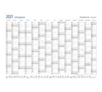 STAEDTLER Lumocolor 641 Calendrier mural annuel A1 2026 - 14 mois | Calendrier tableau blanc effaçable à sec avec feutre correcteur - surface robuste réutilisable - Art.-Nr. 641 YP-1DE