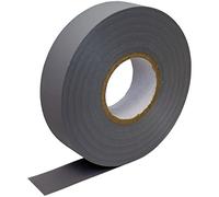 Lumonic 1 rouleau de ruban isolant PVC 19mm x 33m ruban adhésif gris I Convient aux électriciens et aux bricoleurs I Ruban adhésif isolant en différentes longueurs et couleurs