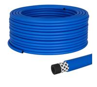 Lumonic 100m Tuyau d'air comprimé I 9mm I flexible, résistant à l'abrasion et renforcé par du tissu I Air comprimé I Tuyau d'eau I Tuyau en PVC jusqu'à 20 bar