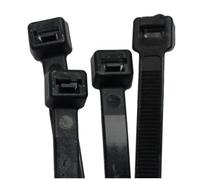Lumonic 100x attaches-câbles 700 x 9mm I Attaches-câbles noirs de qualité industrielle I Attaches-câbles résistants aux UV intempéries noires