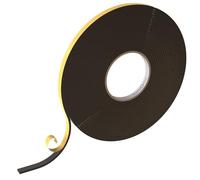 Lumonic 10m EPDM Bande d'étanchéité autocollante 10mm x 4mm I Bande pour fenêtres et portes I Joint de fenêtre porte caoutchouc pour protection contre le froid