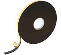 Lumonic 10m EPDM Bande d'étanchéité autocollante 15mm x 5mm I Bande pour fenêtres et portes I Joint de fenêtre porte caoutchouc pour protection contre le froid