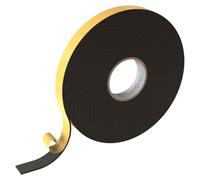 Lumonic 10m EPDM Bande d'étanchéité autocollante 20mm x 2mm I Bande pour fenêtres et portes I Joint de fenêtre porte caoutchouc pour protection contre le froid