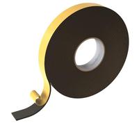 Lumonic 10m EPDM Bande d'étanchéité autocollante 30mm x 3mm I Bande pour fenêtres et portes I Joint de fenêtre porte caoutchouc pour protection contre le froid