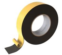 Lumonic 10m EPDM Bande d'étanchéité autocollante 40mm x 1mm I Bande pour fenêtres et portes I Joint de fenêtre porte caoutchouc pour protection contre le froid