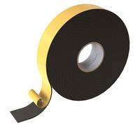 Lumonic 10m EPDM Bande d'étanchéité autocollante 40mm x 2mm I Bande pour fenêtres et portes I Joint de fenêtre porte caoutchouc pour protection contre le froid