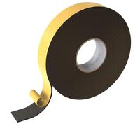 Lumonic 10m EPDM Bande d'étanchéité autocollante 40mm x 4mm I Bande pour fenêtres et portes I Joint de fenêtre porte caoutchouc pour protection contre le froid