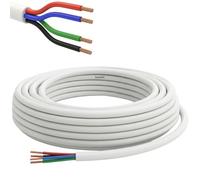 Lumonic 4x0,34mm² RGB LED Ligne de contrôle 10m | câble gainé 4 fils flexible | LiYY Extension, Câble d'alimentation, Câble d'alimentation LED, Câble de commande