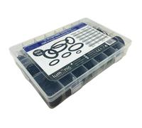 Lumonic Assortiment de joints toriques NBR | 800 pièces, 24 tailles courantes (6-28mm) | de -40°C à +120°C | Kit de bagues d'étanchéité en nitrile | dans une boîte d'assortiment pratique
