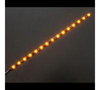 Lumonic Bande LED 0,3m Jaune 24V IP65 18LEDs 60 LED/m SMD2835 I LED Stripe 30cm I Bande Lumineuse