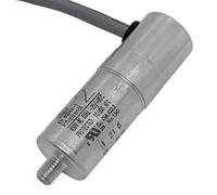 Lumonic Condensateur Moteur MKP-500 2-C | 2µF 470V 25x75mm | Boîtier Métallique | Cylindrique