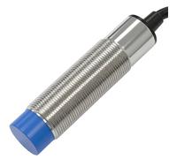Lumonic Détecteur de proximité | M12 ?12mm | 6…36V DC | Contact à ouverture, PNP, IP67 | zone de détection < 4mm | Capteur de proximité en laiton, nickelé | Interrupteur de fin de course avec extr