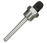 Lumonic Doigt de gant en acier inoxydable V2A 3/4 pouce | 80mm Longueur utile | s'adapte parfaitement aux sondes de température de 6 mm | pour réservoir tampon, chauffage, solaire + Smart Home