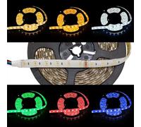 Lumonic LED Strip 4in1 5m RGBW 6000K LED Bar 24V IP65 300LEDs 60 LED/m SMD5050 I bande LED à changement de couleur I LED Stripe 500cm, bande LED, bande lumineuse LED