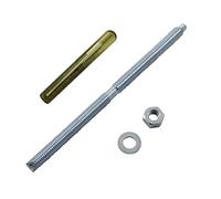 Lumonic tige d'ancrage + cartouche d'ancrage composite M8 x 110 Galvanisé I Pour utilisation comme cheville métallique I Pour différents types de montages traversants