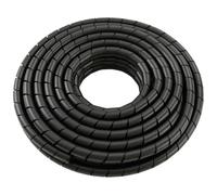 Lumonic Tuyau de câble spiralé Noir 5m I Ruban spiralé 4mm pour câbles de 1,5-10mm diamètre I Protection Flexible de Tuyau de câble pour Usage privé & Industriel