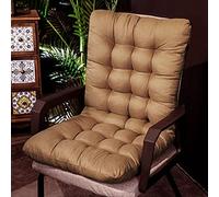 LUMoony 1Pcs Coussin de Chaise Coussin d'assise et de Dossier pour chaises Tapis de Sol Coussin de Sol Pliable Lavable pour Fauteuil à Bascule Meubles de Jardin Intérieur Extérieur Patio Coussin