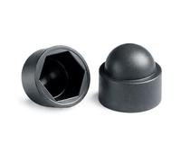 LUN FIX Cache écrou M6 Anthracite, 10 pièces, caches vis plastique, capuchon de protection hexagonal, cache anthracite, protection anti-rouille pour écrou et vis, finition propre bricolage