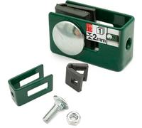 LUN FIX Fixation Grillage Rigide, 4-5mm Vert, Cavalier Cloture, 1 Clip | Raccord Mural Universel, Connexion Panneau, Connecteur Poteau, Support Fil Métallique, Clips Avec Visserie, Montage Complet