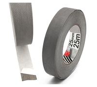 Lun Fix Ruban adhésif étanche 25mm x 25m pour plaques alvéolaires, câbles | scotch tissu anti-moisissure, filtre d'extrémité, ruban isolant gris double paroi, chatterton extérieur haute température