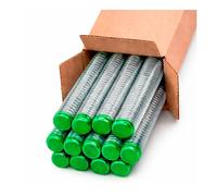 Lun Fix Tige filetée M12 1 mètre 50pcs Ensemble en Acier Inoxydable A2 V2A DIN 976 avec Filetage Complet Découpable pour Construction Métallique, Construction en Bois, Montage Extérieur