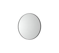 Luna miroir rond ø 800 avec cadre noir et éclairage d’ambiance led - ROCA A812426000