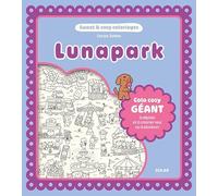 Luna park, sortie à la fête foraine poster à colorier sweet & cosy coloriage activité créative - cosy colo géant - Cocon Zakka