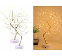 Lunartec 2 arbres lumineux LED 53 cm à piles / USB