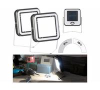 Lunartec 2 lampes de travail solaires à LED COB 3 W - 150 lm AL-315